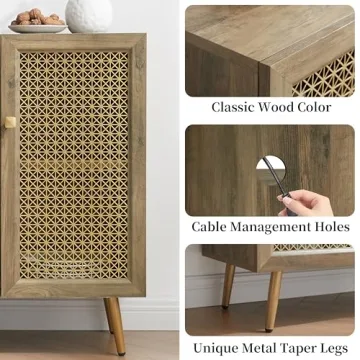 Elegant EDYO LIVING Buffet Cabinet for Stylish Storage