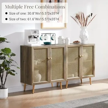 Elegant EDYO LIVING Buffet Cabinet for Stylish Storage