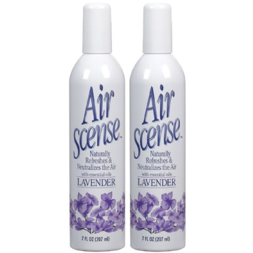 Air Scense Lavender Air Freshener - 7 oz Twin Pack - Eco-Friendly Odor Elimination