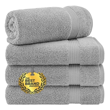 Cotton Paradise Bath Towels Set - 4 Piece Luxury Turkish Towel Set for Bathroom