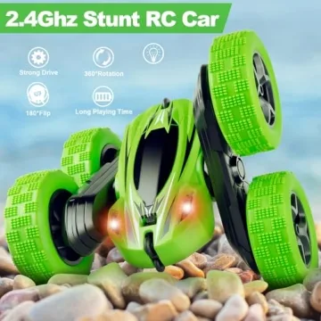 ORRENTE Remote Control Car for Kids Ages 5-13 | Double Sided Fun