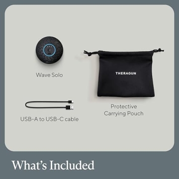 Therabody Wave Solo Portable Massage Device for Pain Relief