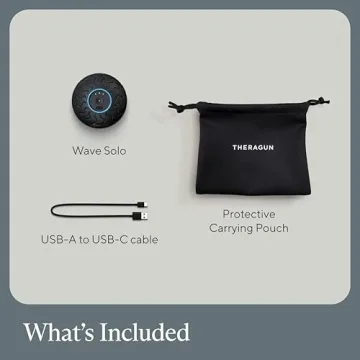 Therabody Wave Solo Portable Massage Device for Pain Relief