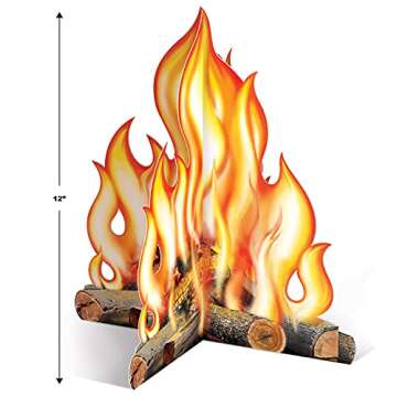Beistle 3-D Campfire Centerpiece