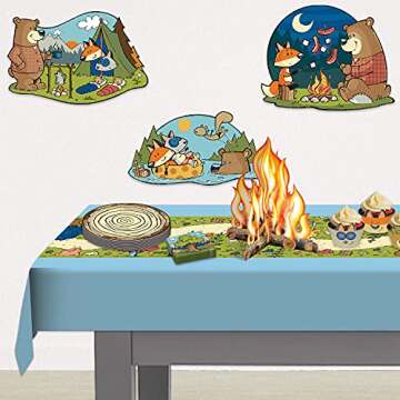 Beistle 3-D Campfire Centerpiece