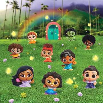 Disney Doorables Encanto Collection Peek, 9 Collectible Figurines in a Casa Madrigal-Themed Box, Kid...