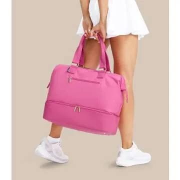 Stylish Uselike Weekender Bag with Shoe Compartment