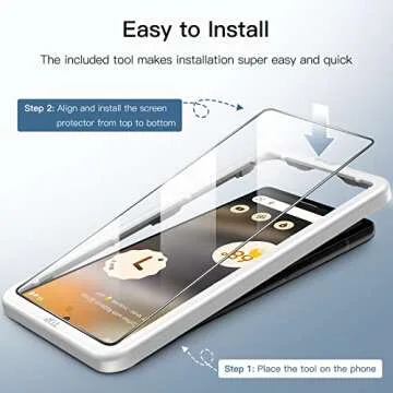 JETech Screen Protector for Google Pixel 6a with Lens Protection