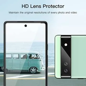 JETech Screen Protector for Google Pixel 6a with Lens Protection