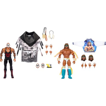Mattel WWE Ultimate Edition Action Figure 2-Pack, Greatest Grudges '92 Collectible Set with Ultimate...