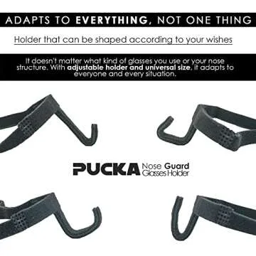 Pucka Customizable Eyeglasses Holder Nose Guard Glasses Suspension for Rhinoplasty Septoplasty and Broken Nose Recovery Support Nose Protector