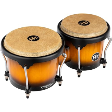 Meinl Percussion Bongos Hand Drum Set 6.75" and 8" - Hardwood Quality & Warranty