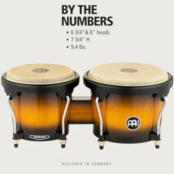 Meinl Percussion Bongos Set in Vintage Sunburst Finish