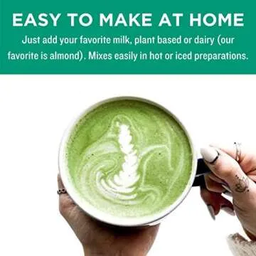 Jade Leaf Organic Sweetened Matcha Latte Mix for Home Brewing