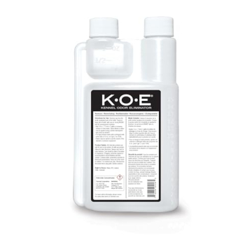 Thornell Odor Eliminator 16oz Concentrate – K.O.E. Apricot Odor Eliminator for Strong Odor for Cages, Runs & More – Pet Odor Eliminator for Home & Kennel w/Safe, Non-Enzymatic Formula