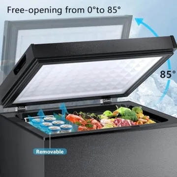 R.W.FLAME 1.8 Cu Ft Energy Efficient Chest Freezer