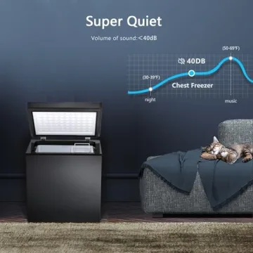 R.W.FLAME 1.8 Cu Ft Energy Efficient Chest Freezer