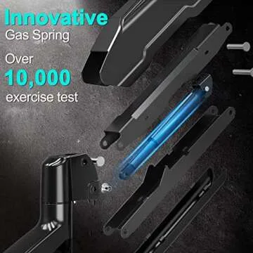 MOUNT PRO Single Monitor Desk Mount - Articulating Gas Spring Arm, Removable VESA Monitor Mount Computer Monitor Stand with Clamp and Grommet Base Fits 13 to 32 Inch LCD Screen, VESA 75x75, 100x100