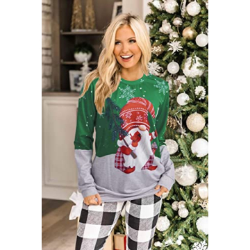 HEBBE Christmas Gnome Sweatshirt - Festive & Comfy Style