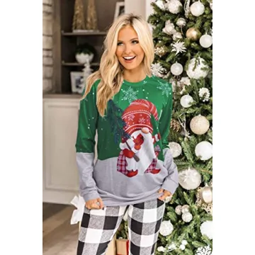 HEBBE Christmas Gnome Sweatshirt - Festive & Comfy Style