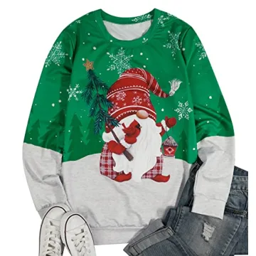 HEBBE Christmas Gnome Sweatshirt - Festive & Comfy Style