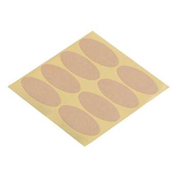 OTO Travel Size Squeeze Bottle Set, 50ml (1.7 oz) Pack of 6 with Labels