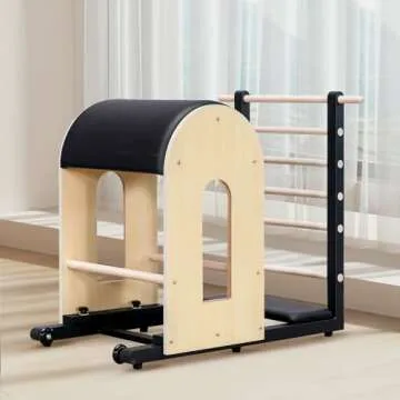 Faittd Ladder Barrel Pilates Equipment, Pilates Exercise Equipment for Building Strength and Flexibility, Strength-Training Tool, Workout Equipment for Home Pilates Gym or Studio Use