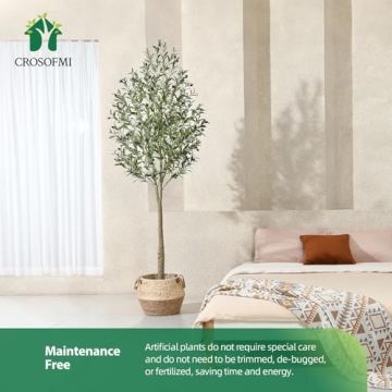 CROSOFMI Artificial Olive Tree for Home or Office Decoration