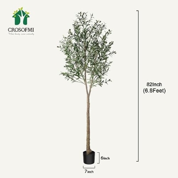 CROSOFMI Artificial Olive Tree for Home or Office Decoration