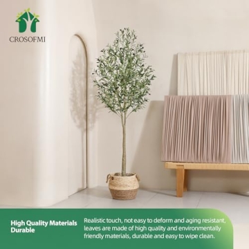 CROSOFMI Artificial Olive Tree for Home or Office Decoration