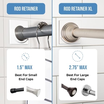 Secure Your Shower with Adhesive Rod Holders Now