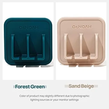 Dr.NOAH Silicone Toothbrush Holder Sand Beige Strong Suction