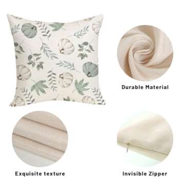 OFIRD Fall Pillow Covers 18x18 Inches for Autumn Decor