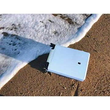 LEVEL8 Elegance PC Matte Hardshell Luggage Set - Light Blue