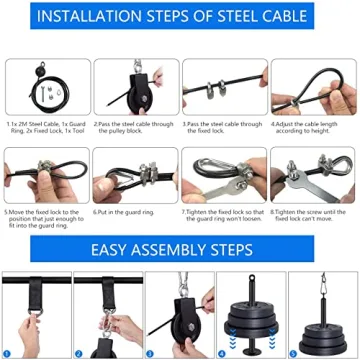 LAT Pull Down Cable Machine Attachment for Strength