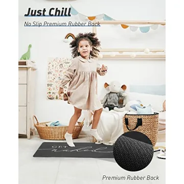 tchdio Super Absorbent Non Slip Bath Mat for Bathroom