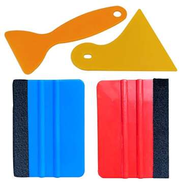 UTSAUTO Felt Edge Squeegee for Vinyl Wrap & Window Tint
