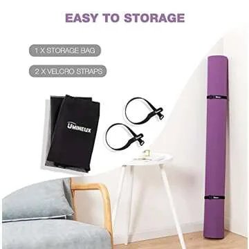 Large Yoga Mat for Men and Women - 6'x4'x6mm, Extra Wide TPE Fitness Mat for Home Gym Workout, Non-Slip, Perfect for Barefoot Exercise (Yoga, Pilates, Stretching, Meditation)