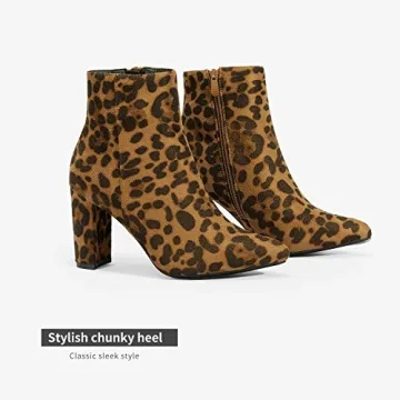 Stylish and Comfortable Chunky Heel Ankle Boots for Women