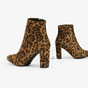 Stylish and Comfortable Chunky Heel Ankle Boots for Women