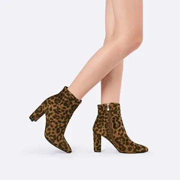 Stylish and Comfortable Chunky Heel Ankle Boots for Women