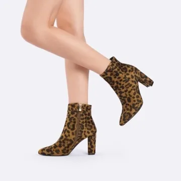 Stylish and Comfortable Chunky Heel Ankle Boots for Women