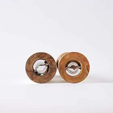 Mud Pie Farmhouse Salt and Pepper Set for Stylish Tables