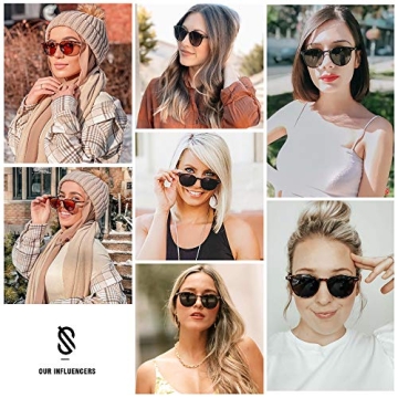 SOJOS Polarized Sunglasses for Men Women Vintage Style