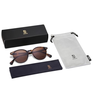 SOJOS Polarized Sunglasses for Men Women Vintage Style