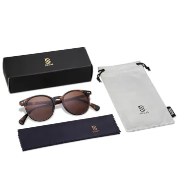 SOJOS Polarized Sunglasses for Men Women Vintage Style
