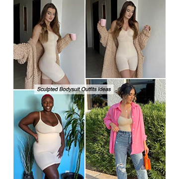 SHAPERX Tummy Control Bodysuit - Comfort & Style