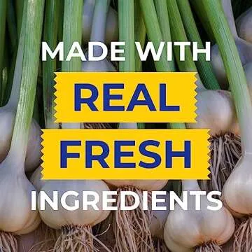 Spice World Organic Minced Garlic – Bulk 32oz Garlic Container, USDA Certified Organic Garlic with Non-GMO Ingredients – Ready-to-Use Seasonings for Cooking, Reduce Prep Work and Easily Add Flavor