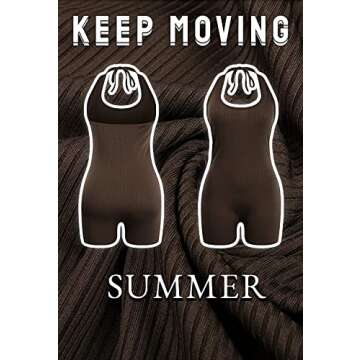 VNVNE Sexy Backless Jumpsuit for Women Summer, Sleeveless Tank Top Bodycon Short Romper (Coffee, L, l)