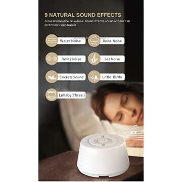 Portable White Noise Machine for Babies and Adults